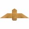 Ekena Millwork Eugene Rough Sawn Timber Gable Bracket, Western Red Cedar, 36"W x 12"H x 6"D x 6"F, 8/12 Pitch GBW036X12X0606EUG00RWR - alternate 1